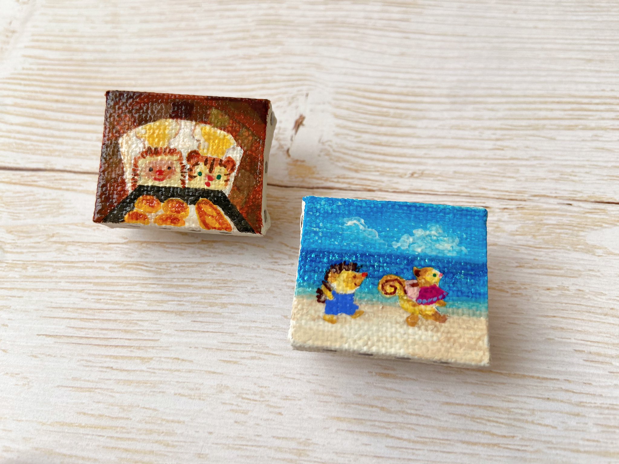 A4大作品✨手作り額付き作品　title「夢旅ニャンコ」 ☆NEW☆ 店主が大好きな作家 「トコロコムギ」さんの ポスト