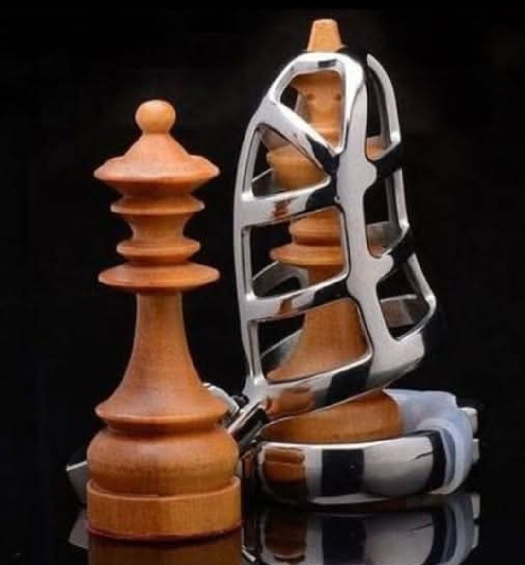 SubbutToxic's tweet image. Schachmatt würde ich mal sagen 😈😈 #Checkmate #chastity #femdom
