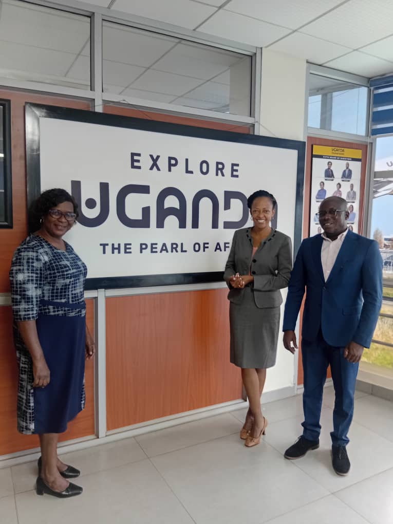 Today Ms. Umika Juliet Oromcan, Alur Kingdom Minister of Tourism, met with UTB CEO Ms. Juliana Kaggwa and Mr. Kumakech Fred. 

They agreed to partner in promoting cultural tourism, supporting youth with income projects &amp; developing Alur’s cultural sites.
#UbimuKerPeriUbedPinaka