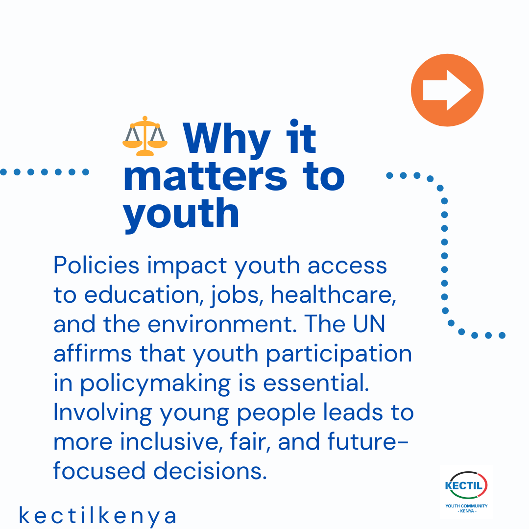 KectilKenya's tweet image. What policy looks like around you?
Why policy matters to youth?

#Policy #YouthVoices #KectilKenya