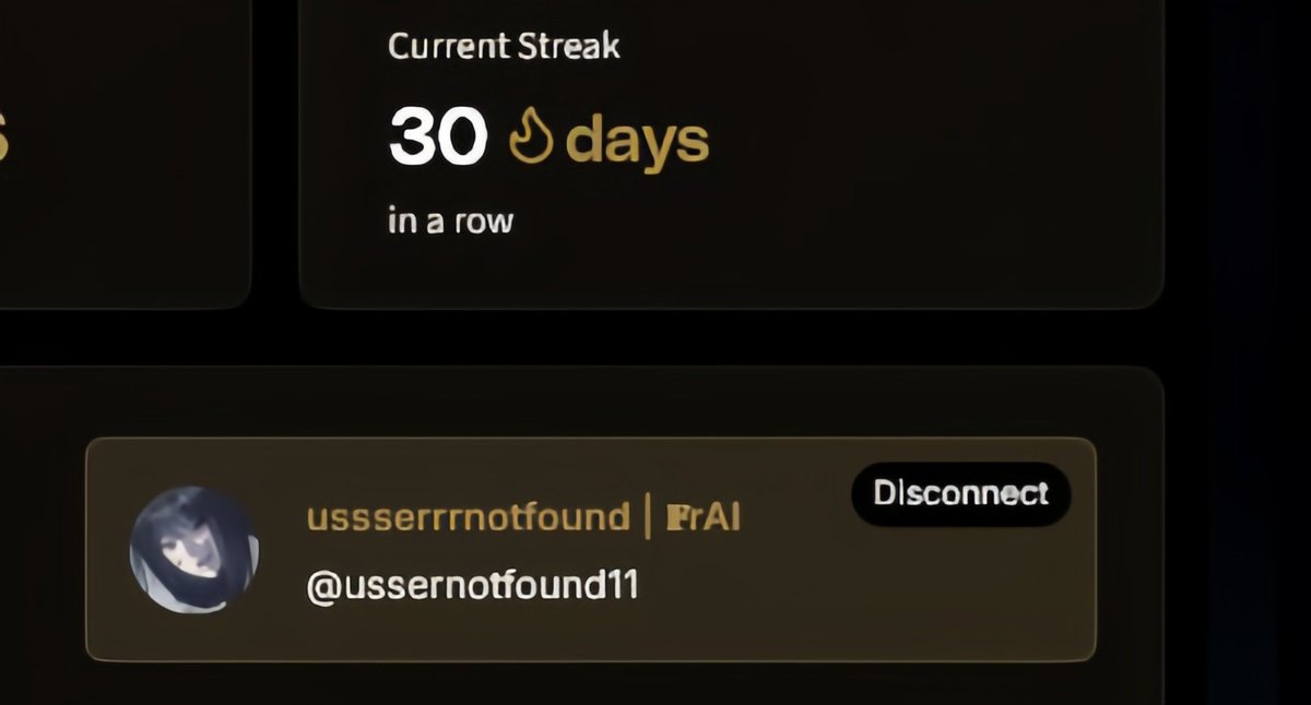 ussserrrnotfound (@ussernotfound11) on Twitter photo Day 30 with <a href="/FractionAI_xyz/">Fraction AI</a>
Still stacking $FAPS, still consistent, still building the future of DeAI.
One streak at a time → one step closer to ownership Day 30 with <a href="/FractionAI_xyz/">Fraction AI</a>
Still stacking $FAPS, still consistent, still building the future of DeAI.
One streak at a time → one step closer to ownership