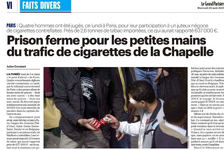 David Alphand (@david_alphand) on Twitter photo « Paris, Ville d’accueil » (mantra de la municipalité sortante)
Résultat : des Afghans illégaux pseudo réfugiés politiques trafiquent Porte de la Chapelle, vivent sous des tentes dans le Bois de Boulogne et empoisonnent les Parisiens.
⛔️ STOP, il faut <a href="/GpeChangerParis/">Changer Paris</a> avec « Paris, Ville d’accueil » (mantra de la municipalité sortante)
Résultat : des Afghans illégaux pseudo réfugiés politiques trafiquent Porte de la Chapelle, vivent sous des tentes dans le Bois de Boulogne et empoisonnent les Parisiens.
⛔️ STOP, il faut <a href="/GpeChangerParis/">Changer Paris</a> avec