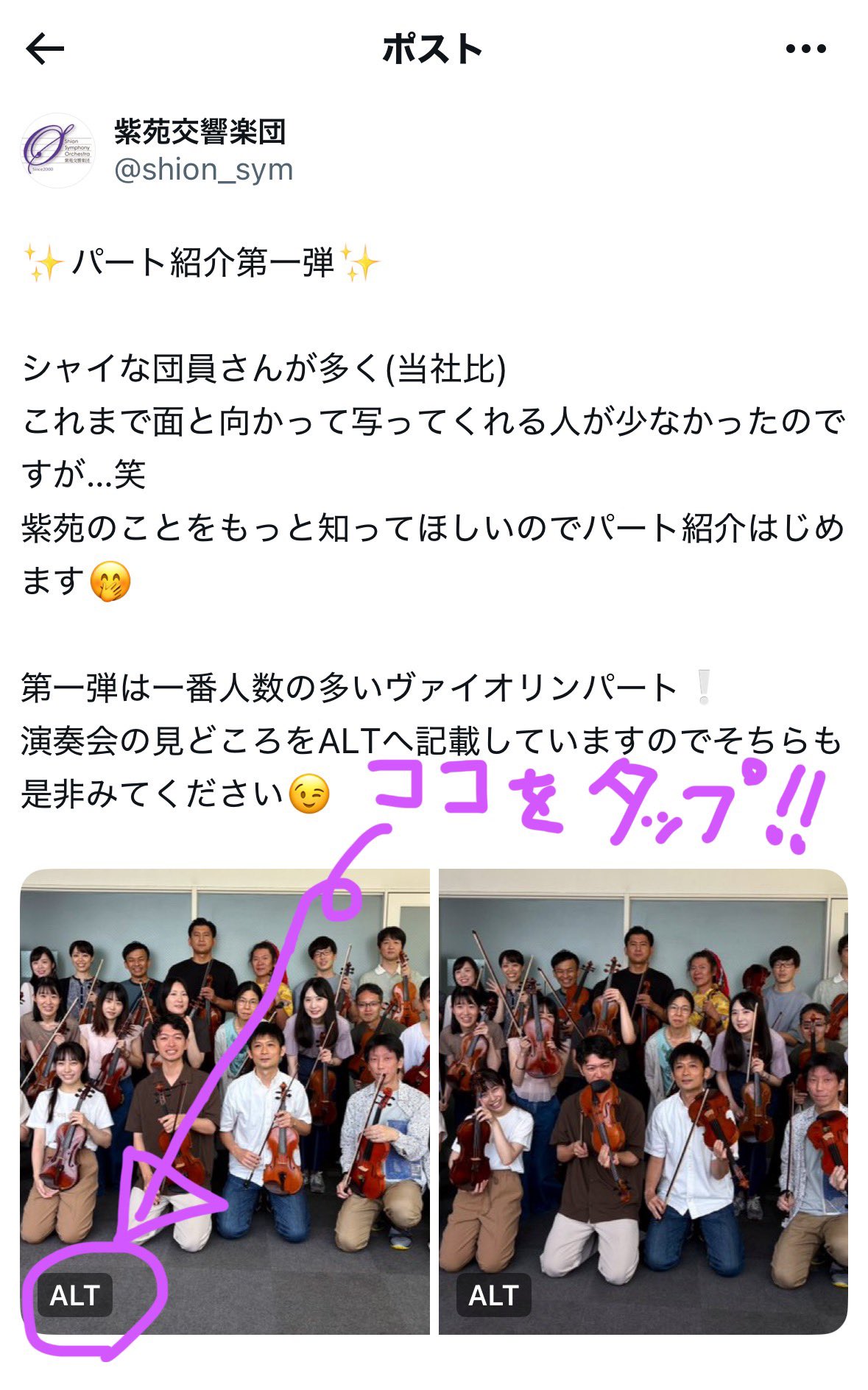 5/25まで紫苑 紫苑交響楽団 on X: 