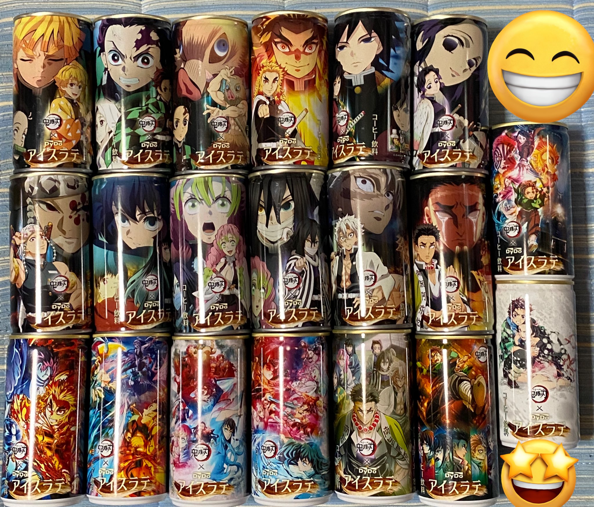 鬼滅の刃 ダイドーコラボ缶 ミニチュアチャーム 28種コンプリート