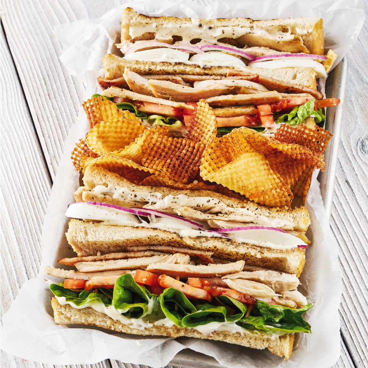 The Classic Stacked Chicken Club! 🥪

A timeless club sandwich made easy with our 5mm hand-cut, fully cooked Meadow Vale Sliced Chicken Breast. Stacked with turkey bacon, fresh lettuce, ripe tomato and creamy mayo. 

See the full Menu Idea here > meadowvalefoods.co.uk/about/menu-ide…