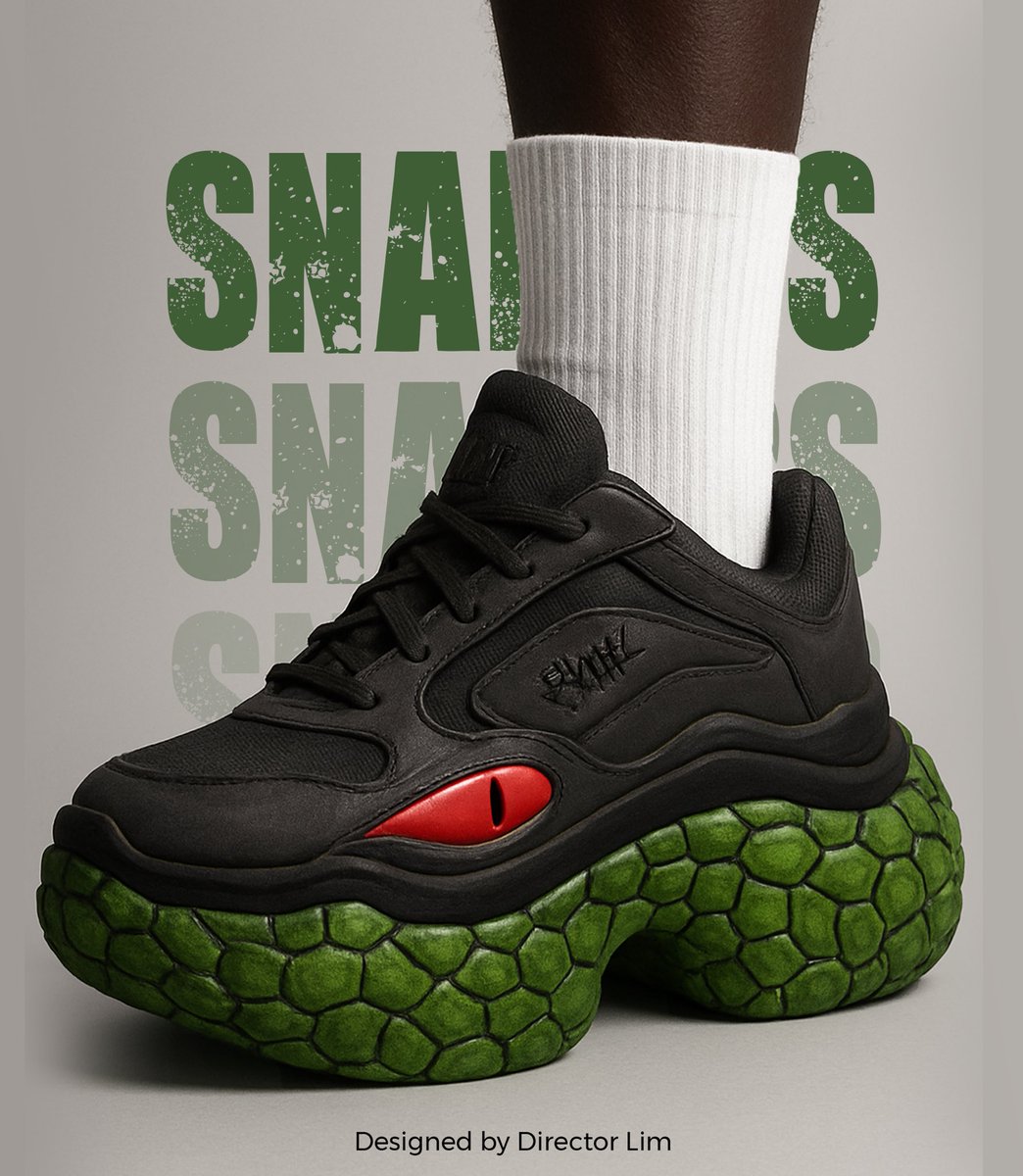 Would you rock this?
I called it SNAKERS inspired by a snake. 
Designed by yours truly. 

It will cost you $0.00 to support a young underground creative dude 🙏🏾