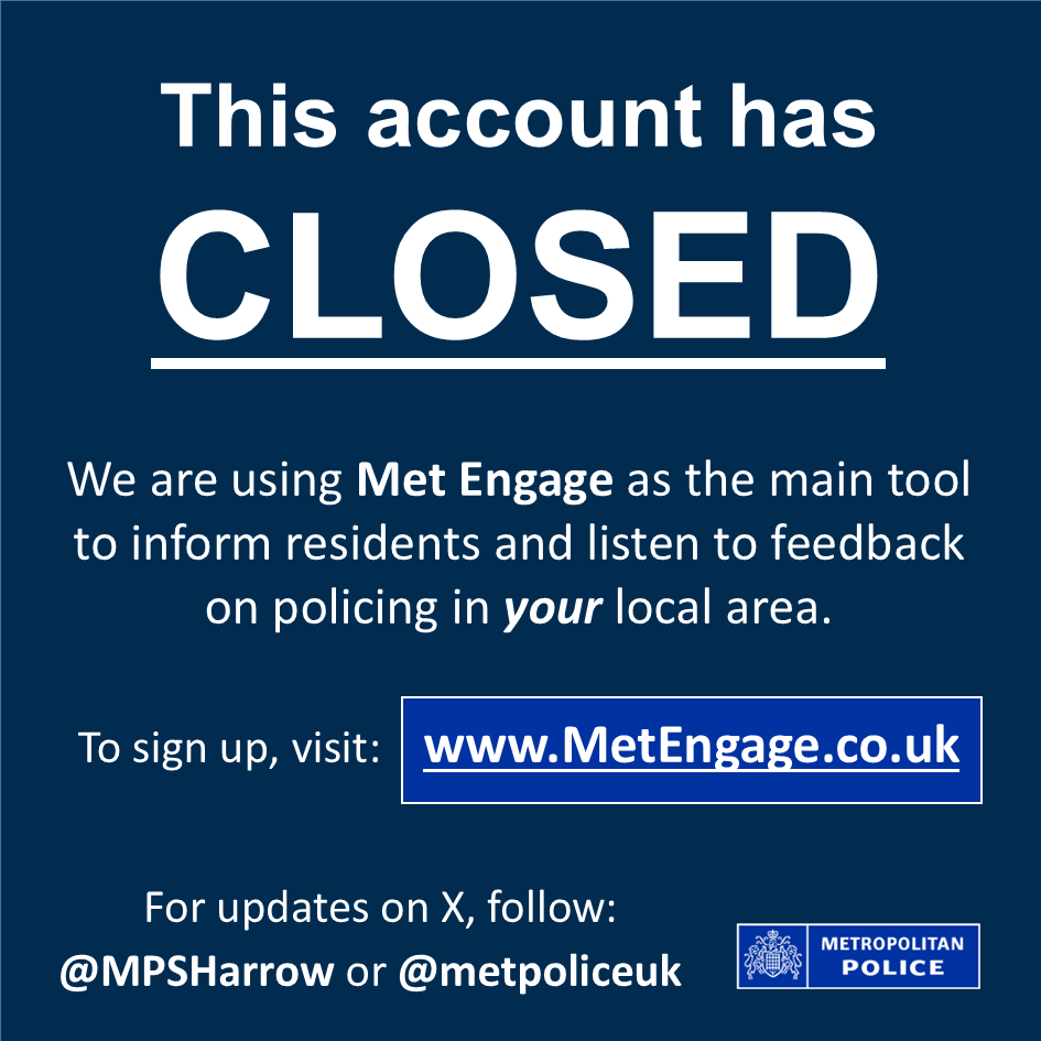 Hatch End Police tweet media
