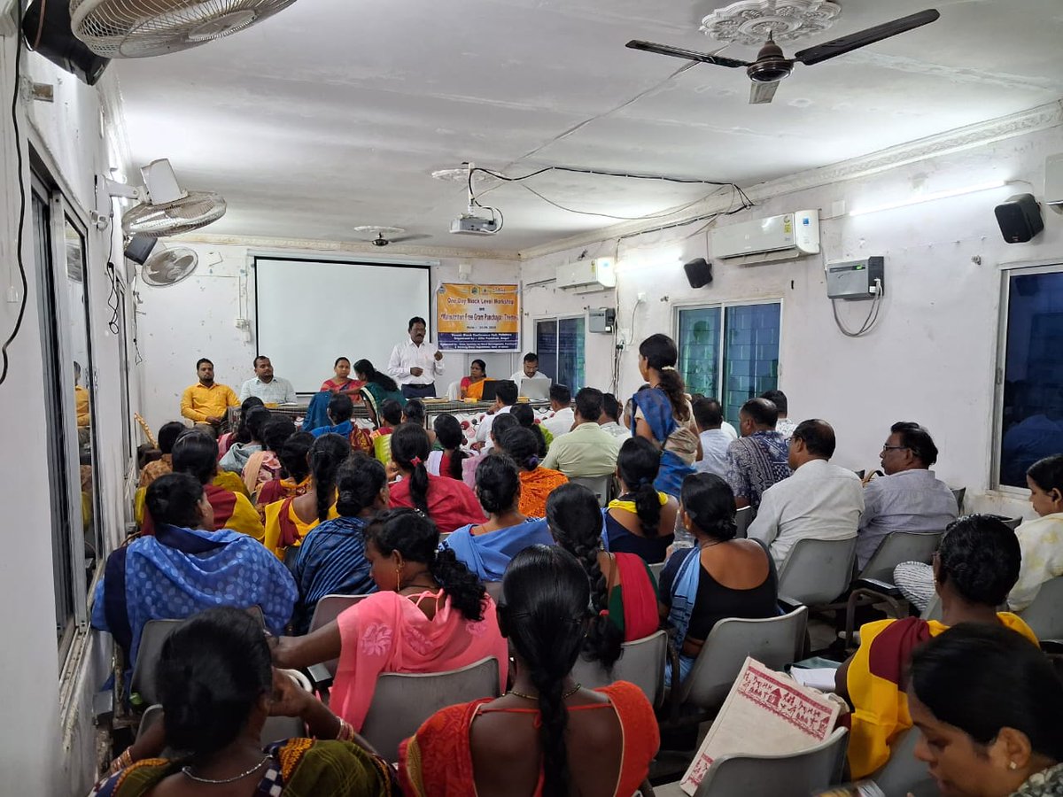 ONE DAY BLOCK LEVEL WORKSHOP ON MALNUTRITION FREE GRAM PANCHAYAT