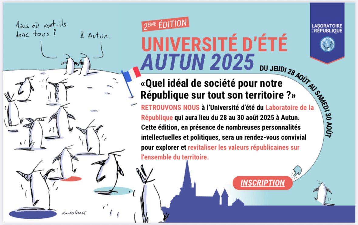 Cyril Cibert (@cyrilcibert) on Twitter photo ✨ Une rentrée politique passionnante en perspective !
Je suis heureux d’annoncer que j’aurai le plaisir d’intervenir jeudi 28 août prochain, à l’occasion de l’université d’été du <a href="/LabRepublique/">Le Laboratoire de la République</a> , pour parler d’un sujet qui me tient particulièrement à cœur : la RURALITÉ 🌱🏡.
Un ✨ Une rentrée politique passionnante en perspective !
Je suis heureux d’annoncer que j’aurai le plaisir d’intervenir jeudi 28 août prochain, à l’occasion de l’université d’été du <a href="/LabRepublique/">Le Laboratoire de la République</a> , pour parler d’un sujet qui me tient particulièrement à cœur : la RURALITÉ 🌱🏡.
Un