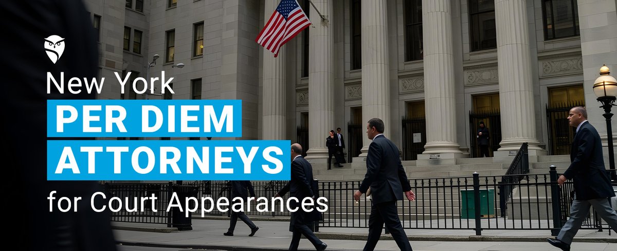 How #AppearMe connects you with New York per diem attorneys.

Read the details 🔗 bit.ly/3Hvk24n

#perdiemattorney #nylawyers #NYLawFirm #legaltech #lawyer #appearanceattorney #legaloutsourcing #perdiemservices #legalservices #courtappearances #newyorkcitylawyer