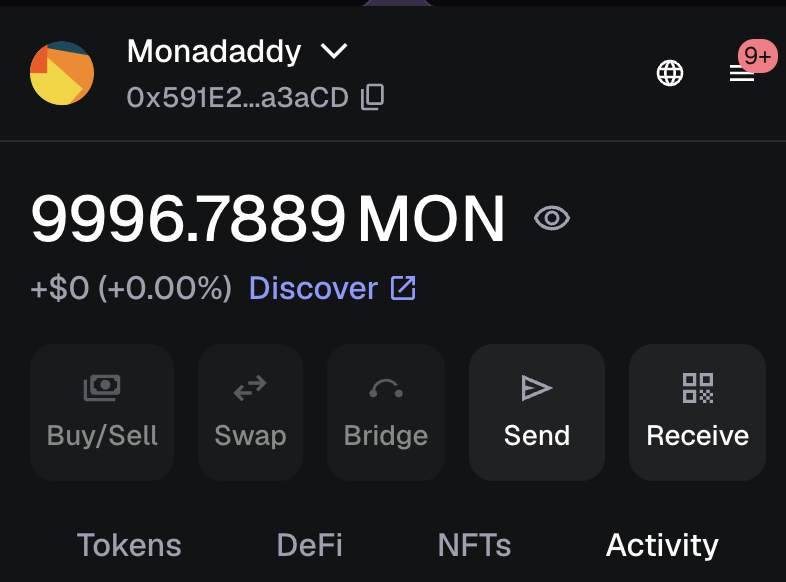 One Click Contracts (@clickonchain) on Twitter photo gm Yappers!!
What do we do with all this $MON ?
Steps:
✅Follow <a href="/ClickOnchain/">One Click Contracts</a>
✅RT this tweet
✅Drop wallet address👇
Don't forget to deploy contracts daily on <a href="/ClickOnchain/">One Click Contracts</a> gm Yappers!!
What do we do with all this $MON ?
Steps:
✅Follow <a href="/ClickOnchain/">One Click Contracts</a>
✅RT this tweet
✅Drop wallet address👇
Don't forget to deploy contracts daily on <a href="/ClickOnchain/">One Click Contracts</a>
