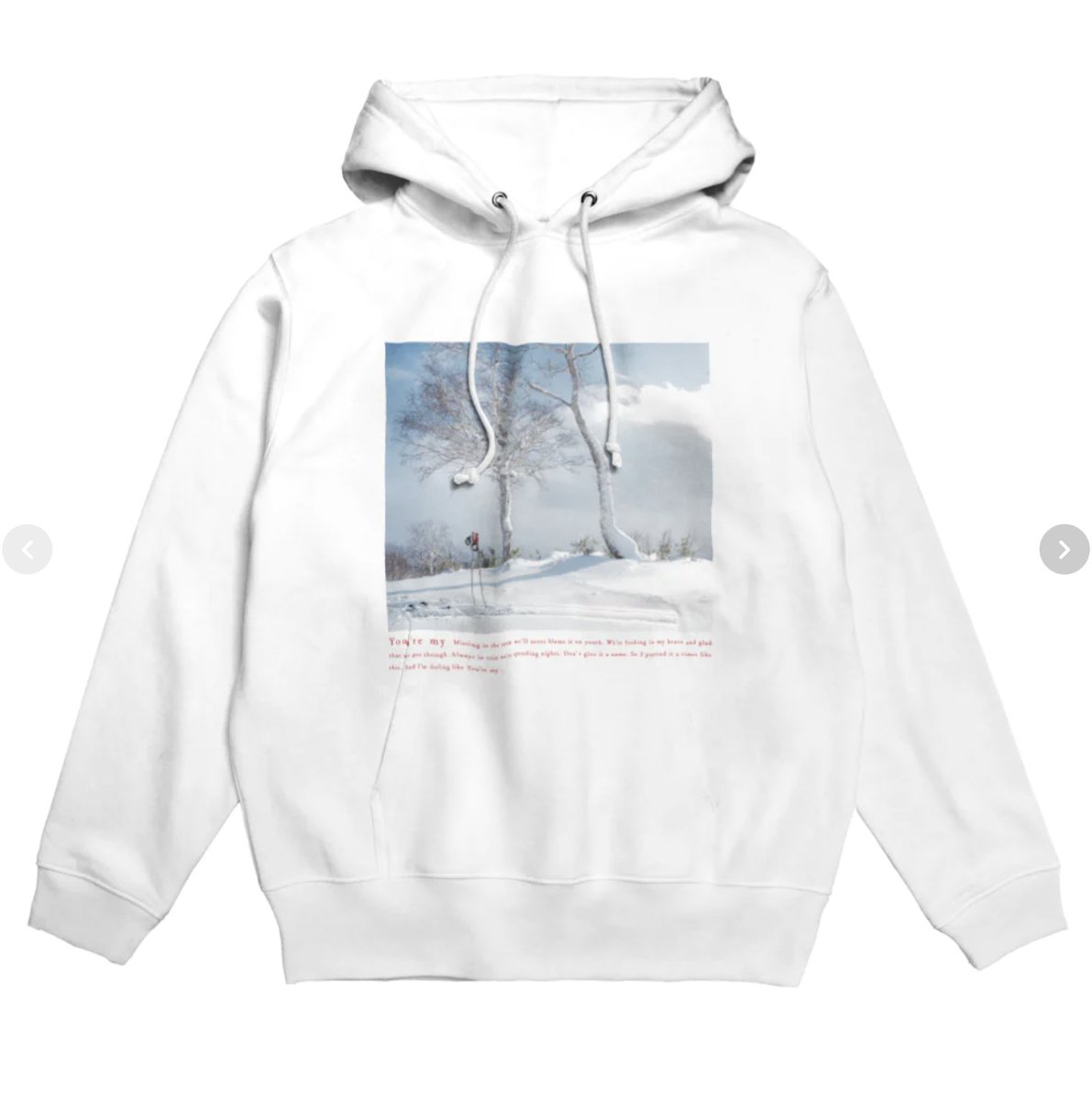 ❄️新グッズ！❄️
SUZURIに"you're my"のジャケットを使用したグッズが登場！
猛暑もこれで乗り切りましょう！

Tシャツのほか、秋冬に役立つパーカー・スウェットもございます！
suzuri.jp/pablo_haiku/de…