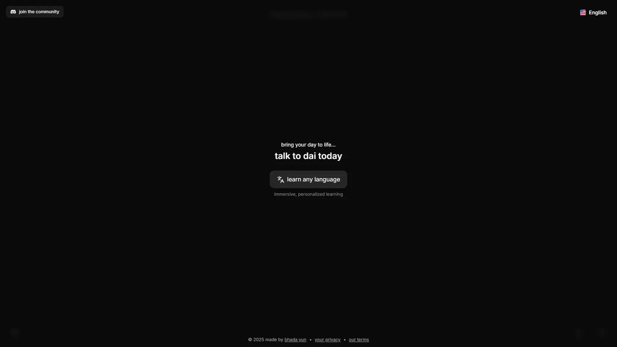 halo_tool's tweet image. 1. Talk to Dai Today offers real-time conversational AI for language practice, with immediate feedback to help improve speaking and listening skills. A supportive way to build fluency at your own pace.

2. Personalized learnin
halotool.com/tool/talk-to-d…
#halotool #AILanguageLearning