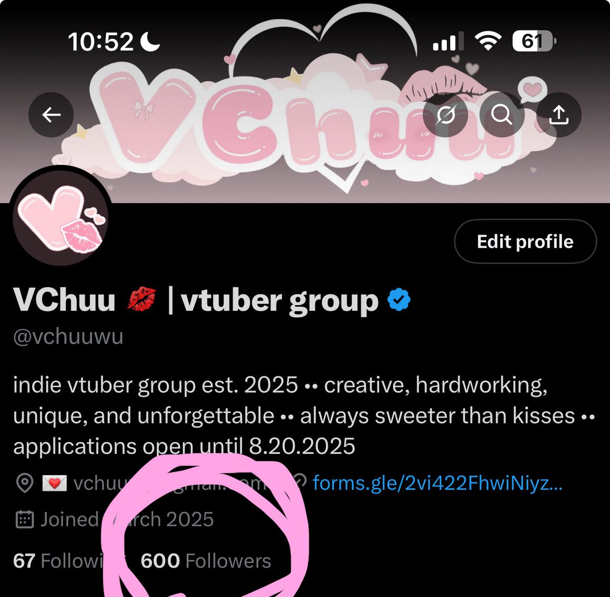Where did 600 of you come from?
Can we hit 1K before the end of 2025? 💋