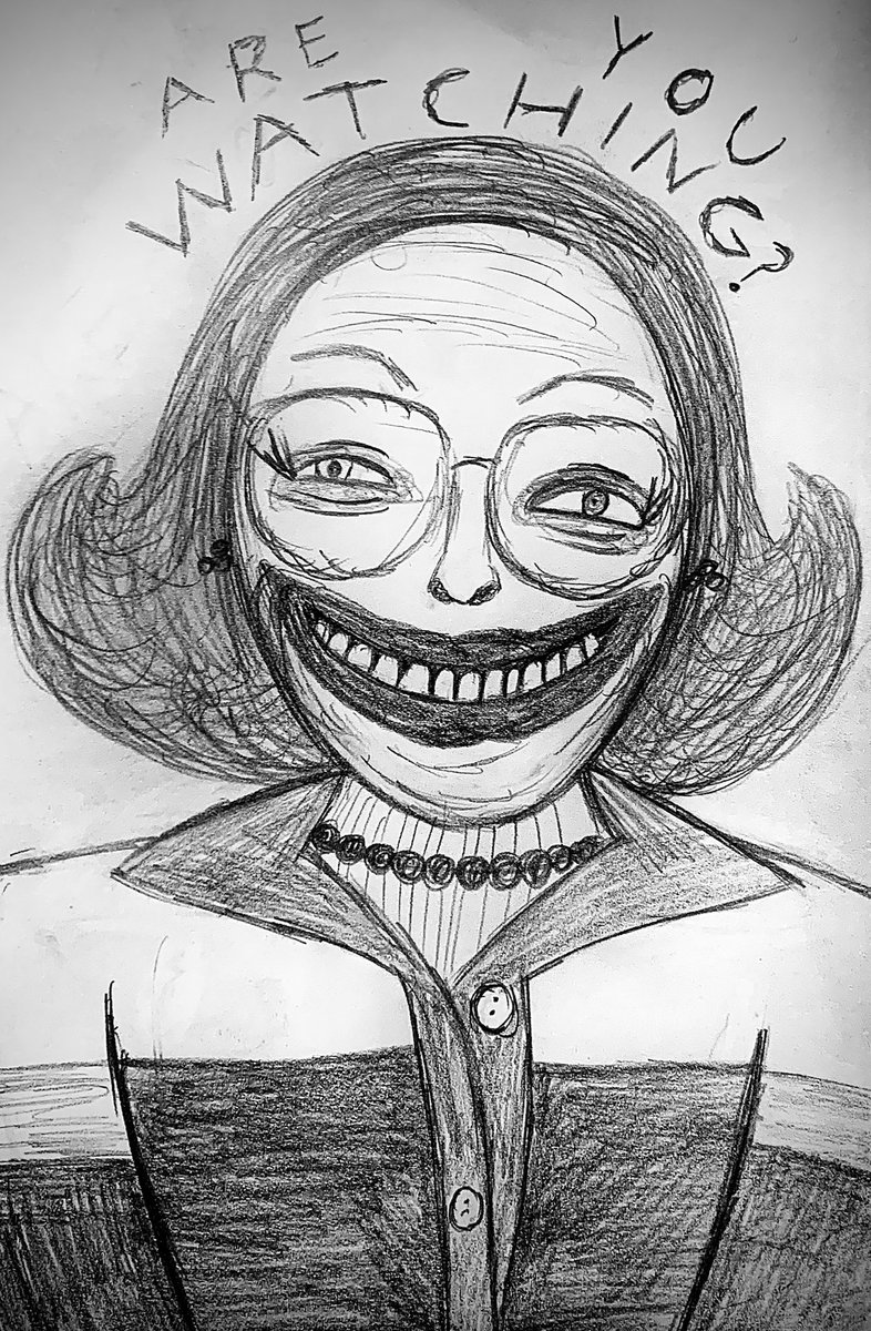 Well, it’s been forever since I’ve drawn or sketched… anything, so I randomly sketched Aunt Gladys from #weapons