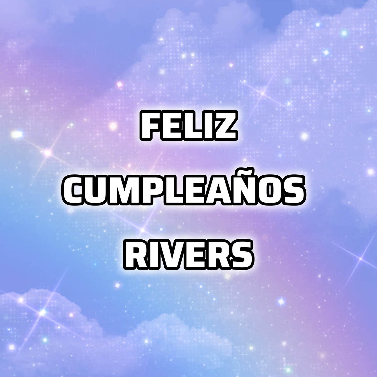 🚨 | INICIAMOS TENDENCIA DE CUMPLEAÑOS 🐣💜

Recuerden utilizar los hashtag en cada una de sus publicaciones, además también pueden usarlos comentando, eso ayuda mucho a que se posicione en tendencia.

#HappyRiversDay
#FelizCumpleañosRivers
#Felices27Rivers
#HappyBirthdayRivers