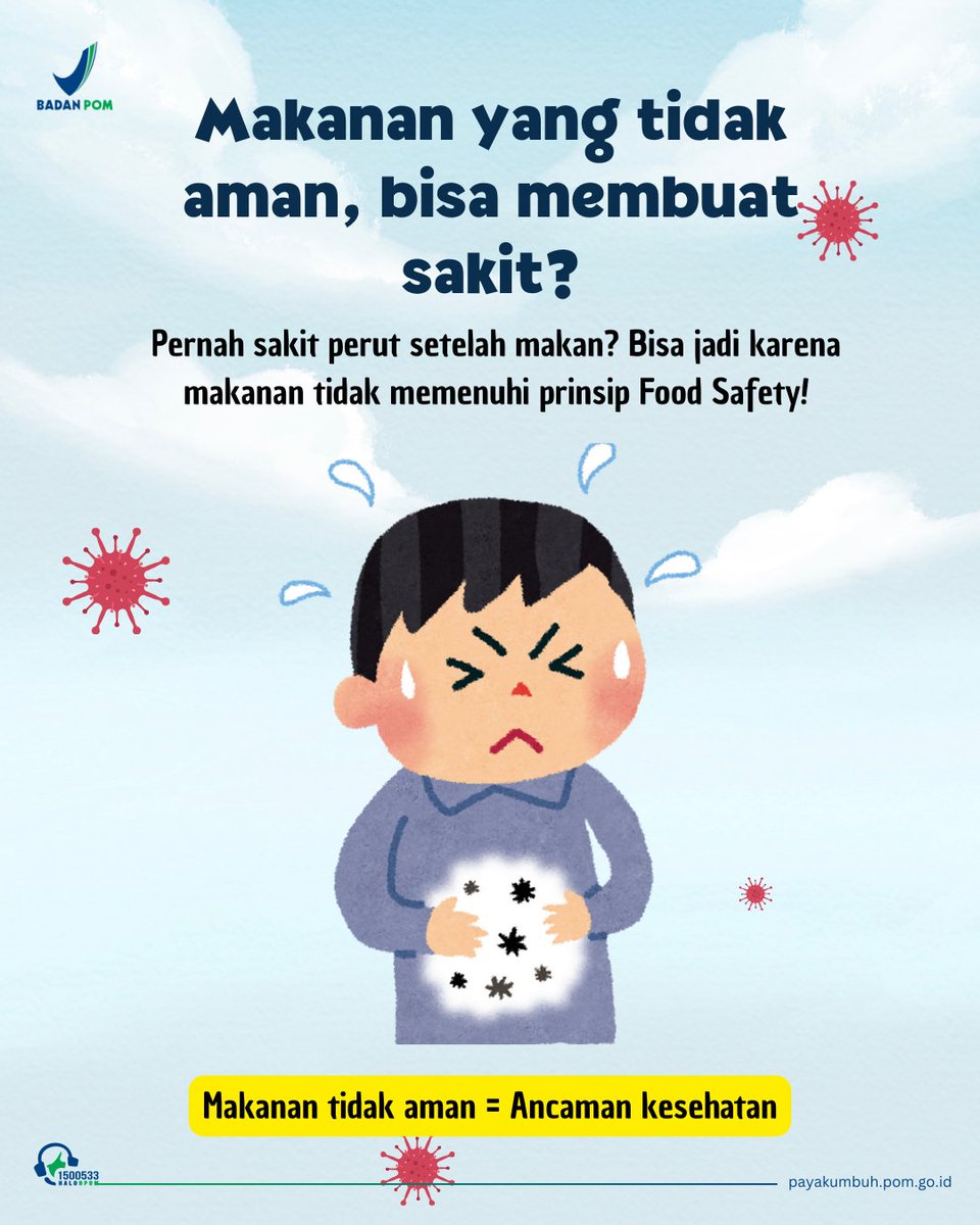 bpompayakumbuh's tweet photo. 🥗✨ Rayakan kemerdekaan dengan makanan yang aman!
Karena rakyat yang sehat adalah fondasi bangsa yang kuat💪 🇮🇩❤️ #MerdekaMakanSehat #IndonesiaMaju #panganaman https://t.co/MTkS55voVO
