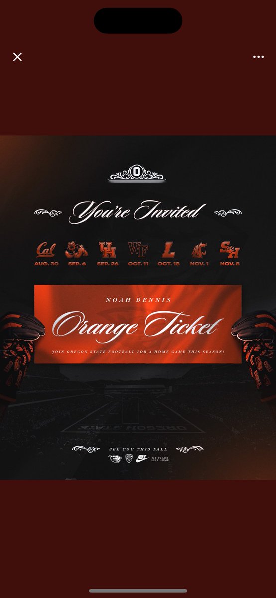 Truly blessed to receive the invite from <a href="/BeaverFootball/">Oregon State Football</a>! Cannot wait to attend a game!