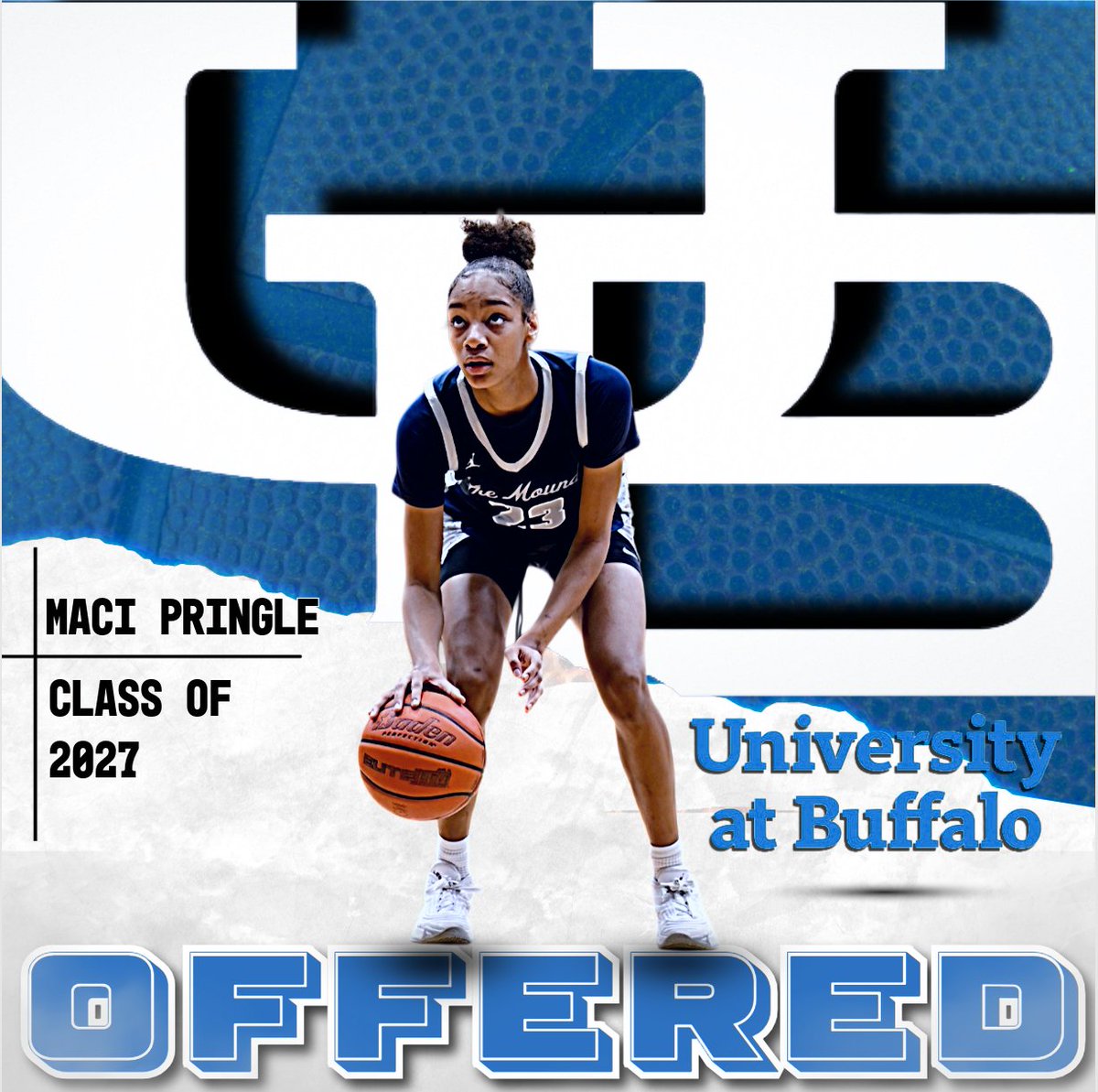 Maci Pringle (@macipringle) on Twitter photo I'm extremely honored to receive an offer from the University of Buffalo <a href="/UBwomenshoops/">Buffalo Women's Basketball</a>. Thank you for believing in me. 💙 I'm extremely honored to receive an offer from the University of Buffalo <a href="/UBwomenshoops/">Buffalo Women's Basketball</a>. Thank you for believing in me. 💙