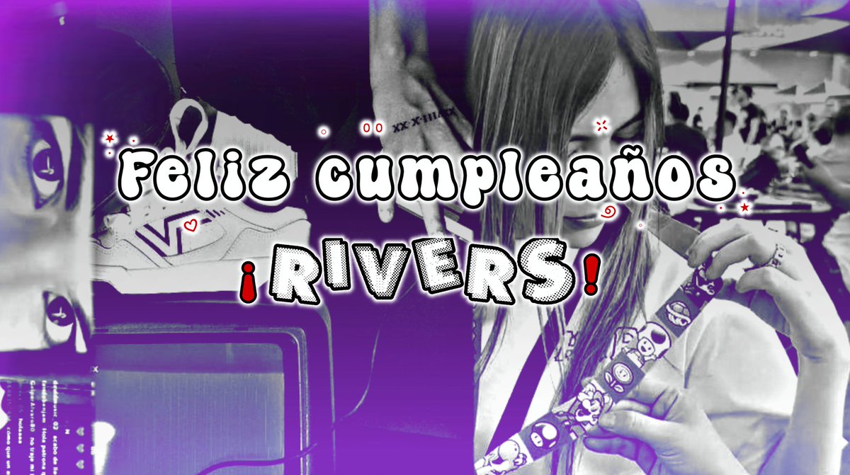 — Hoy celebramos a alguien que nos inspira todos los días...
          
⋆ִ ࣪ Feliz cumpleaños Rivis .ᐟ

Gracias por tu autenticidad, tu carisma y por todo lo que compartes con nosotros. Te deseo lo mejor, sabes que te quiero mucho.🫶🏻💗
︶⏝︶
#HappyRiversDay  #Felices27Rivers