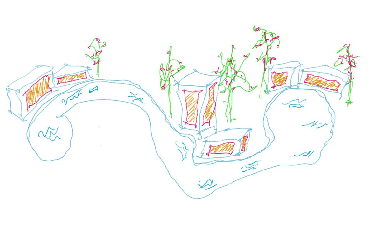 Simbas_sketches's tweet image. The River House 1/33 drawings 
Minting on @scatter_art 
scatter.art/collection/sim…