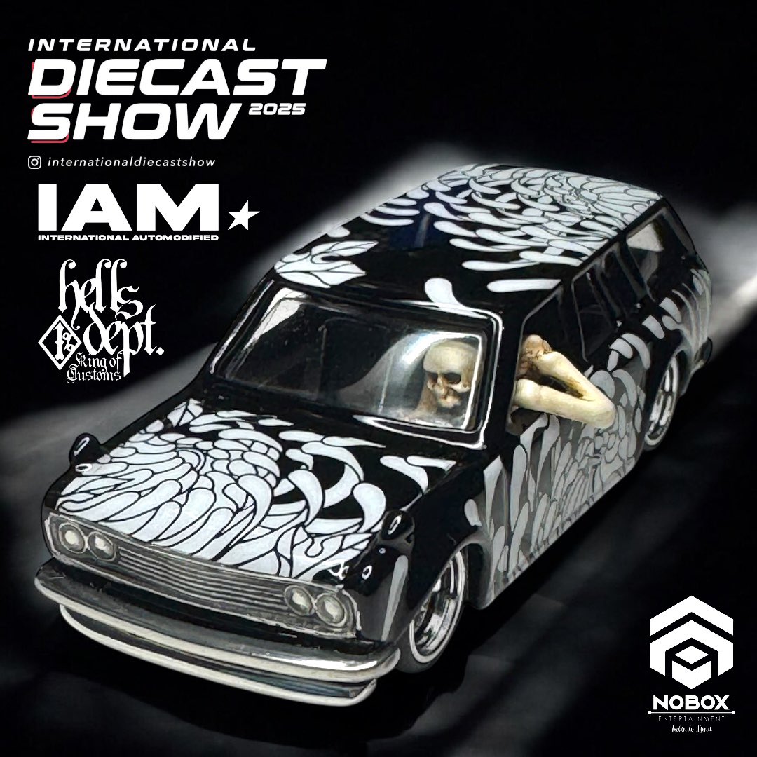 hells dept　ヘルズデプト　hot wheels カスタム HELLS DEPT full skull shaker by Junpei D crazy