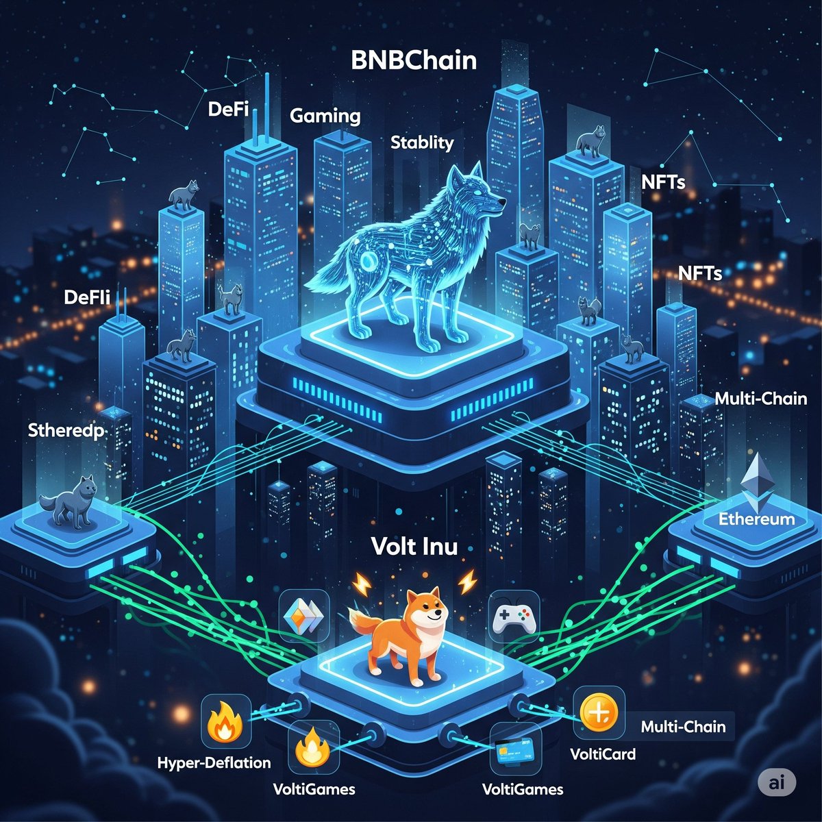 🔋 $VOLT Ecosystem 🔥

⚡ Powered by Ethereum &amp; BNB Chain
🎮 VoltiGames | 💳 VoltiCard
🔥 Hyper-Deflationary
🌐 Multi-Chain | NFTs | DeFi

Volt Inu is more than a meme, it's utility-packed! 🚀
<a href="/bsc_daily/">BSCDaily</a> <a href="/VoltInuOfficial/">Volt Inu ⚡️</a> #VoltInuBSCDaily