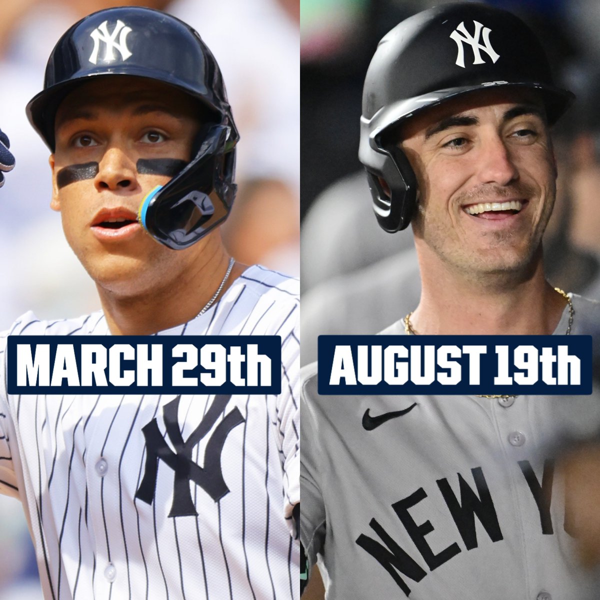MLB (@mlb) on Twitter photo The <a href="/Yankees/">New York Yankees</a> have two games with 9 HR in franchise history.
Both have come THIS YEAR 🤯 The <a href="/Yankees/">New York Yankees</a> have two games with 9 HR in franchise history.
Both have come THIS YEAR 🤯