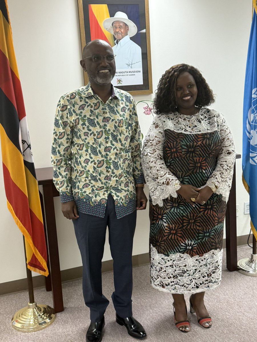 Evelyne Bamba (@evelynebamba) on Twitter photo ⸻
Pleased to meet Amb. <a href="/adoniaayebare/">Adonia Ayebare</a>. We discussed the strong 🇺🇬 & <a href="/UNDP/">UN Development</a> cooperation, the new CPD and its alignment with Uganda’s priorities. Also touched on the new UNDP Strategic Plan and our shared commitment in advancing shared development goals. #UNDPEB ⸻
Pleased to meet Amb. <a href="/adoniaayebare/">Adonia Ayebare</a>. We discussed the strong 🇺🇬 & <a href="/UNDP/">UN Development</a> cooperation, the new CPD and its alignment with Uganda’s priorities. Also touched on the new UNDP Strategic Plan and our shared commitment in advancing shared development goals. #UNDPEB