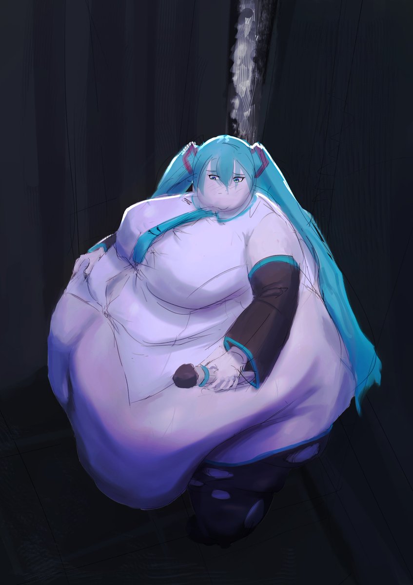 should have probably cleaned this up and given it a lineart and all that stuff but fuck perfectionism