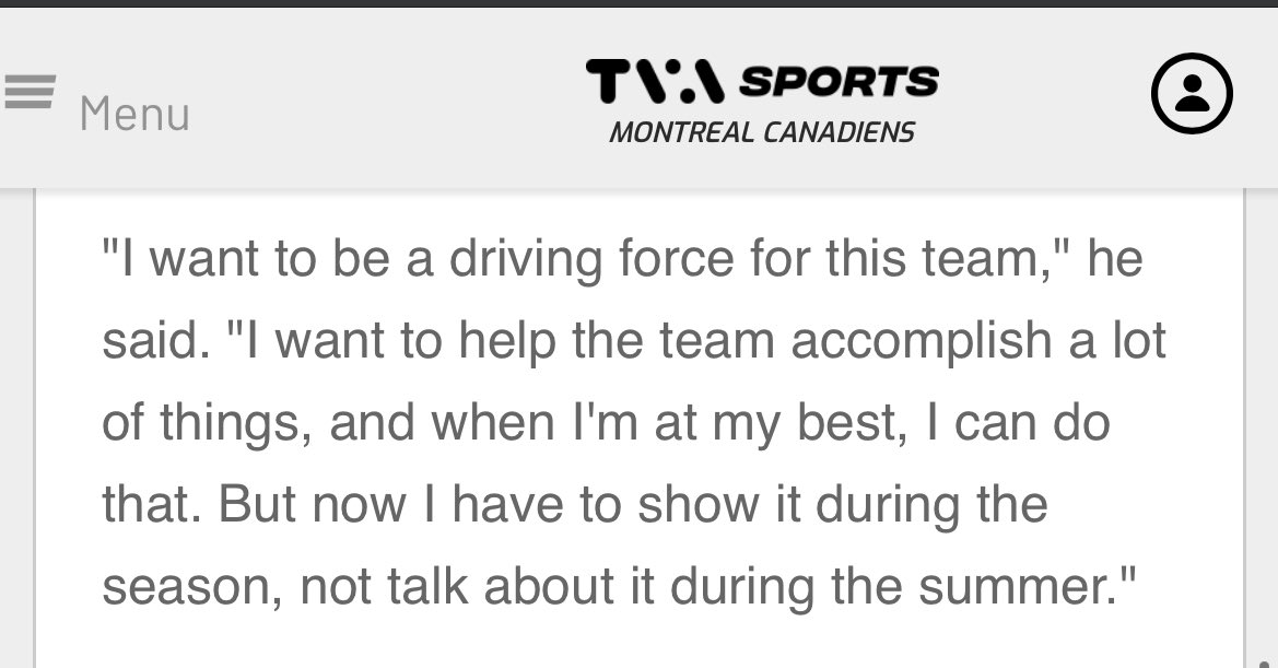 HabsOnReddit's tweet image. Juraj Slafkovsky on his aspirations with the Habs next season:

&quot;I want to be a driving force for this team…”

👇👇👇