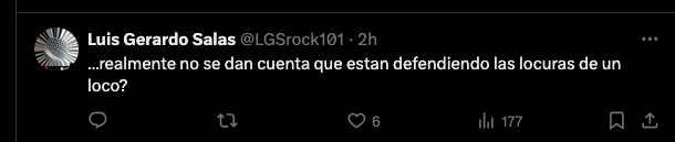 gabovazquezg's tweet photo. "las #locuras de un #loco"....
redundante y patética #ideamusical de #luisgerardosalasraki
por algo era #locutorderadio
pero ahora se siente #opinólogo, aunque sea un creyente de #massivecaller
defensor de #loretdemola
y ahora también de #AnabelHernández
#rock101mas #prianista https://t.co/HTw9Qr4jWk