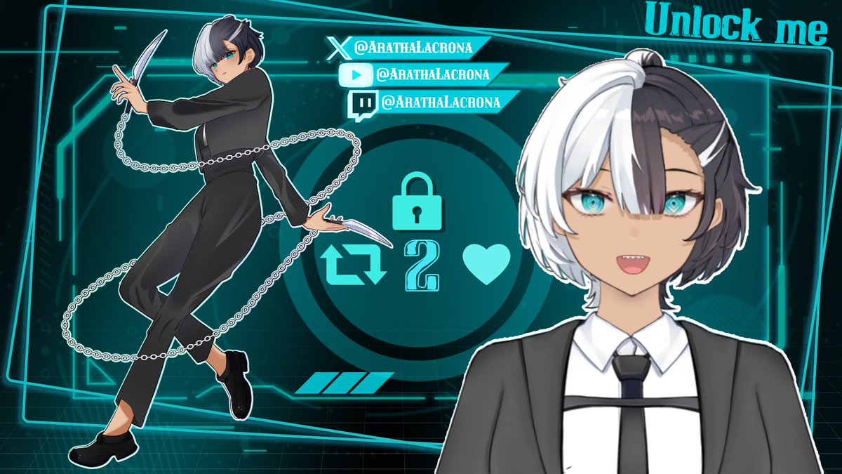 Aratha 𐀪 50% a Human Vtuber tweet media