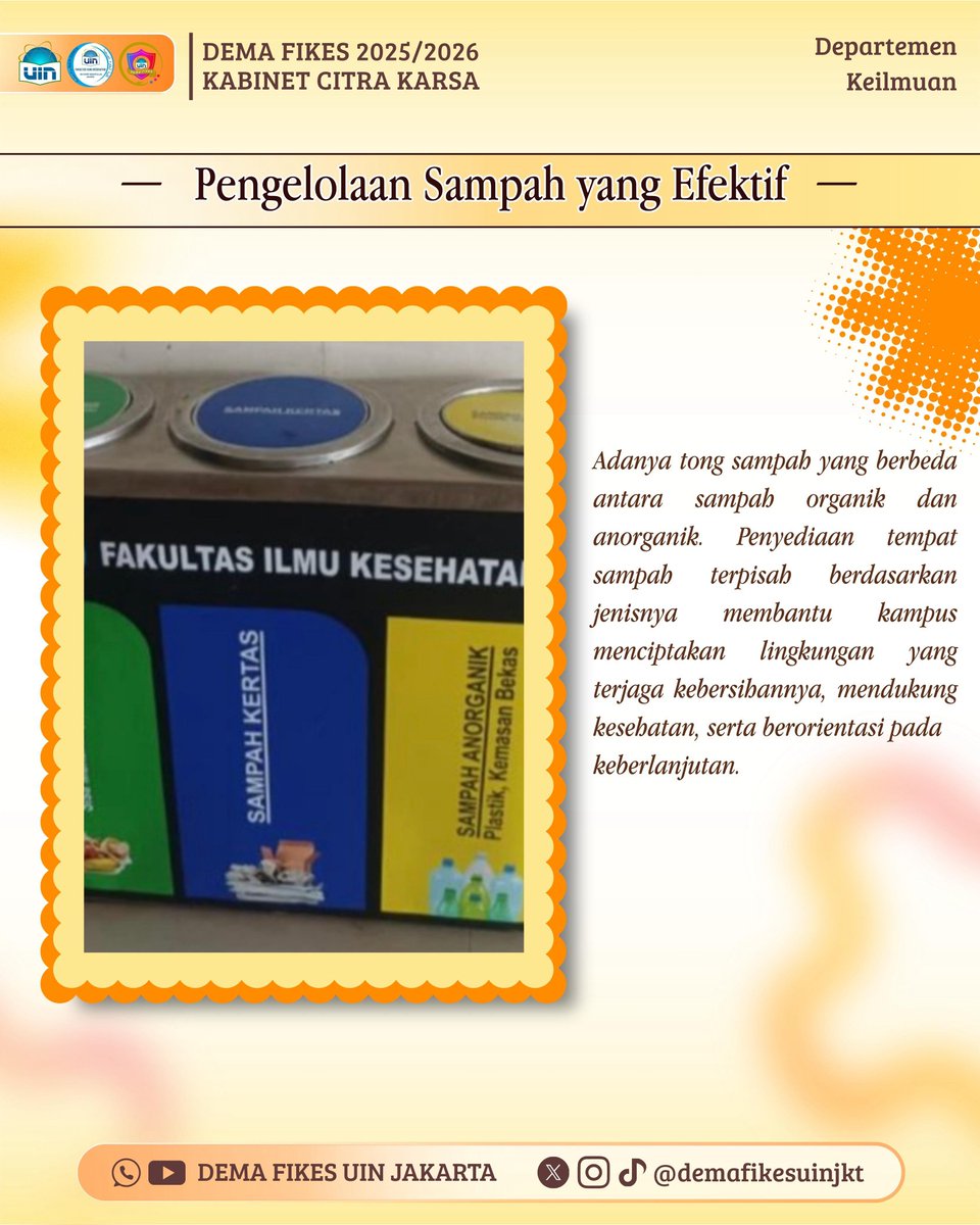 DEMA FIKES UIN Jakarta tweet media
