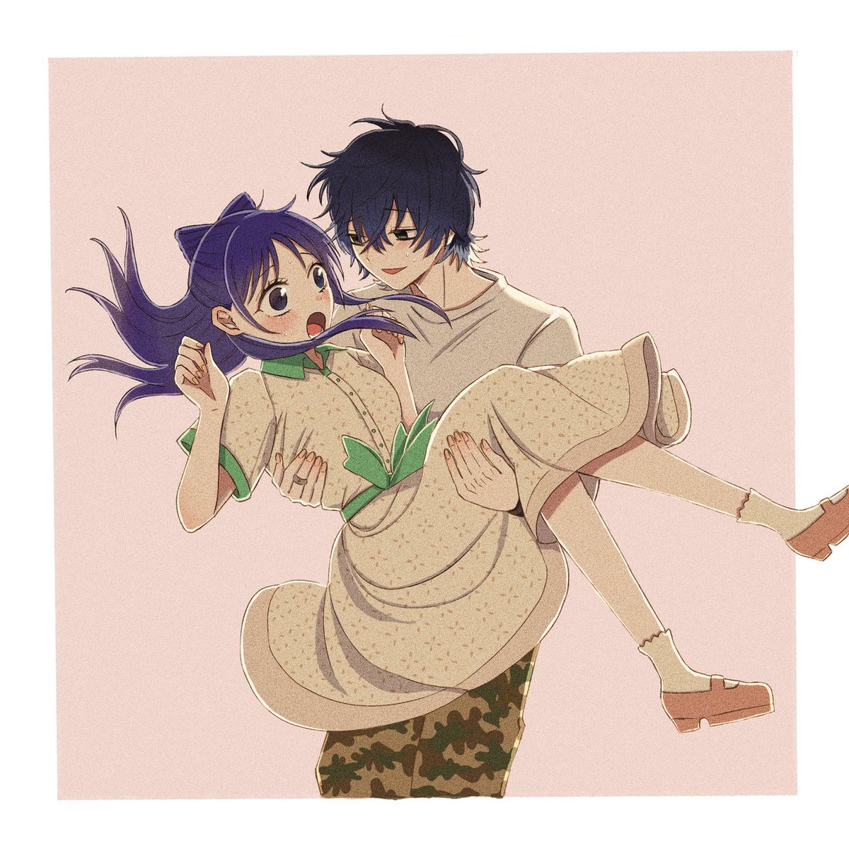 ケイネム お姫様抱っこ
アニメ化記念にリメイクしました