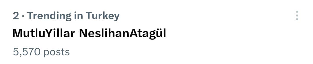 تاغMutluYillar NeslihanAtagül احتل المركز 2 في ترند التركي 🤍👑 || #NeslihanAtagül