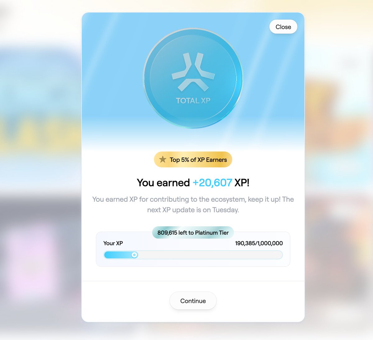 XP day！
这一周被行情反复捶打，冷落了abstract
下一周我一定好好爱你 <a href="/AbstractChain/">Abstract</a>