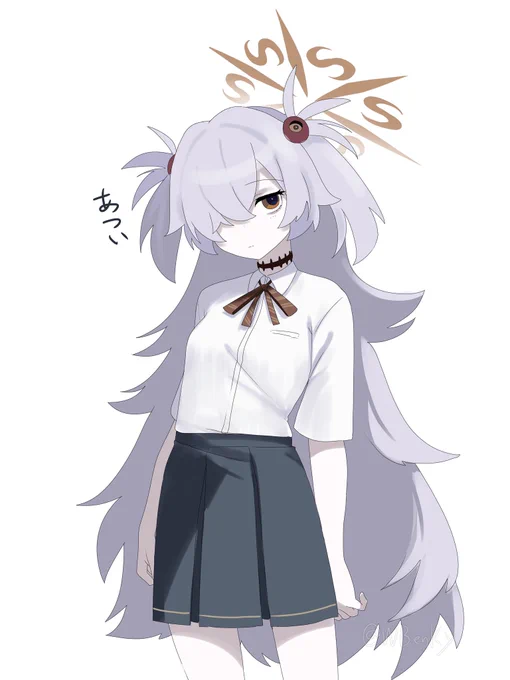 カノエ夏服妄想 好きなキャラかもしれない #BlueArchive