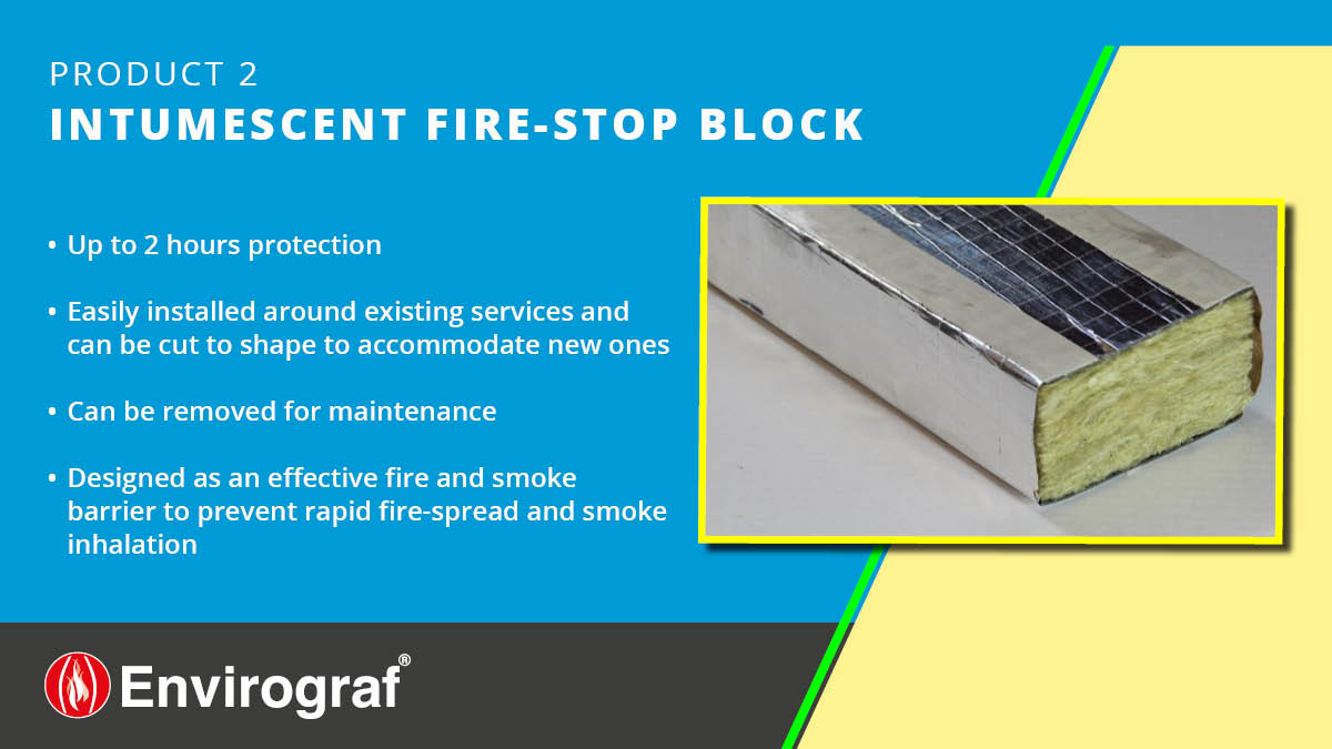 Upgrade your fire safety with #Envirograf Intumescent Fire Stop Blocks! Offering up to 2 hours of fire protection, these blocks expand when heated, sealing gaps around pipes and cables. Easy to install and tested to British &amp; European Standards.  tinyurl.com/5n8e44e4