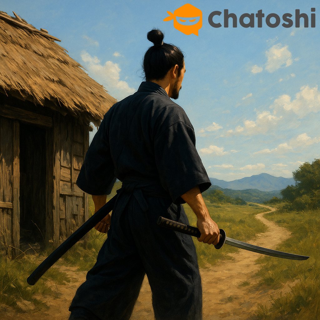Better to take the risk and walk the path of the samurai, than to rot in the hut of regrets for a lifetime ⚔️

#CHATOSHI #AI #RealAI #Web3 #Web3AI #WEB3TV #Web3Revolution #RWA #CryptoNews #CryptoTower #HeroIO