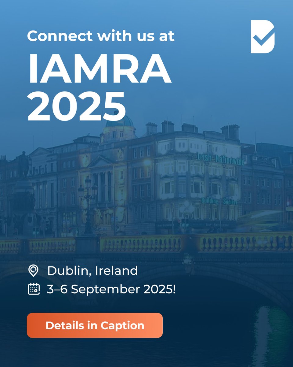 DataFlowGroup's tweet image. Excited to sponsor IAMRA 2025!🌍
Join us to see how our tech-driven solutions enable global mobility & protect public health.
👉Learn more: dataflowgroup.com/iamra/
#DataFlow #Verification #IAMRA2025 #Regulation #Healthcare #Dublin