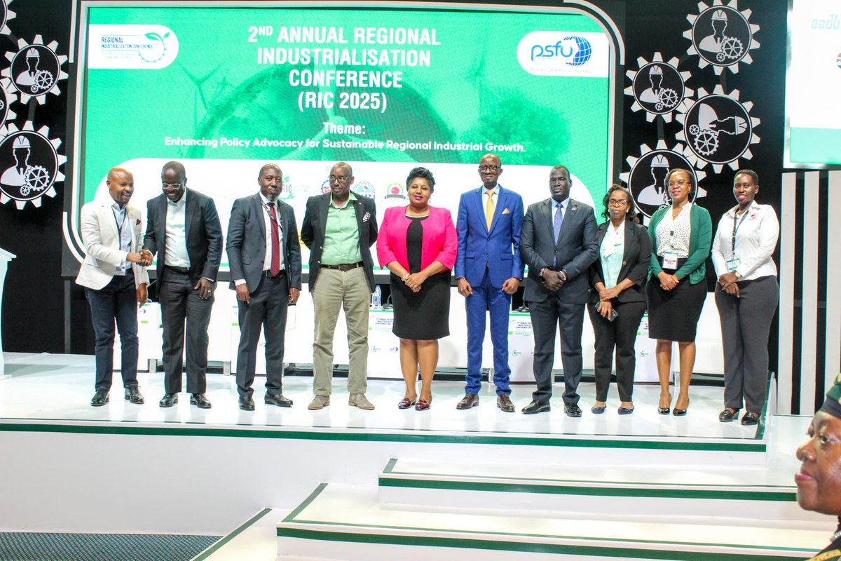 Appreciation to the <a href="/PSF_Uganda/">Private Sector Foundation Uganda</a> team for the seamless execution of the Regional Industrial Conference. Grateful to our partners whose support made it possible, and heartfelt thanks to all esteemed delegates who travelled to our beautiful country to join us in reimagining East