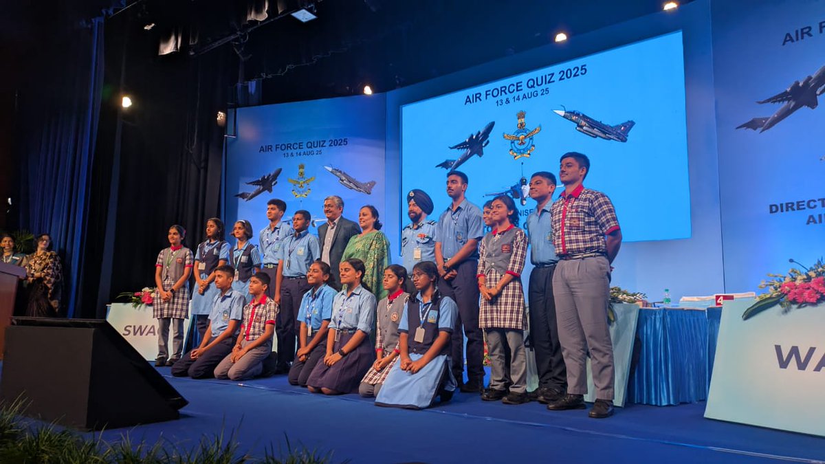 When the Indian Air Force calls, you bring your A-game.

On Aug 13–14 at Subroto Park, Delhi, we hosted Air Force Quiz 2025 with Air Warriors &amp; their wards competing across 8 commands.

Big stakes. Bigger pride. 

#AirForceQuiz2025 #NexusConsulting