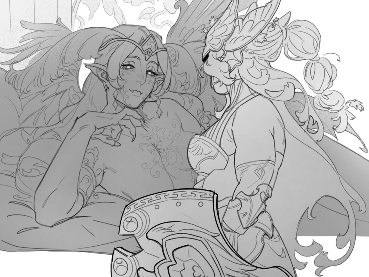 10 likes and I'll draw them showing the entire Garden of Delights a real light of passion