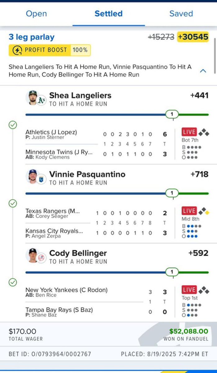 kelly__picks's tweet image. IT’S A FUCKING DINGER TUESDAY✅✅

TOLD Y’ALL WE PRINTING MONEY 💰 

GIVING EVERYONE THAT LIKES/COMMENTS $500🔥