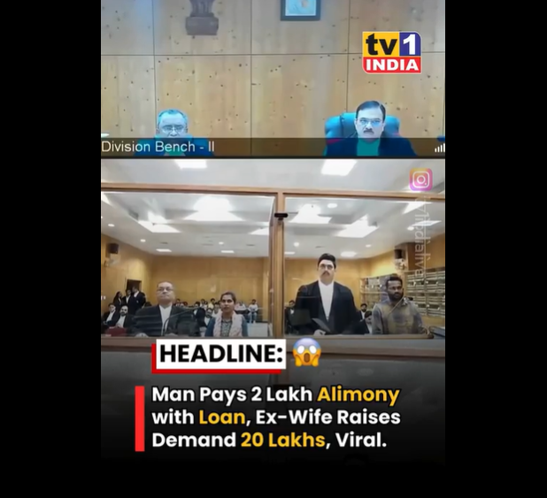 RadhikaaSethh's tweet image. JUDGE: What is her expectation? 
 LADY: ₹20 Lakhs
 Forget about the judge being biased or not. She is evil to ask for ₹20 lakhs more, knowing her husband had already paid ₹2 lakhs #alimony by taking a loan.