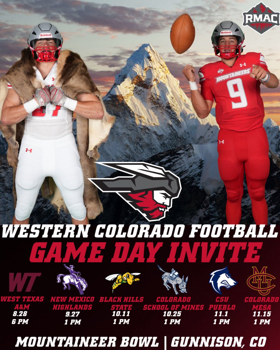 Thank you so much <a href="/MountaineerFB/">Western Colorado Football</a>  and <a href="/JGonzo_24/">John Gonzales</a>  for the invite!
