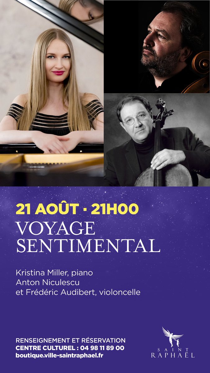 J-1 Classic’A Saint-Raphaël. Terrasses du centre culturel. Premier concert : Offenbach, Rachmaninov, Rossini, Chostakovitch ville-saintraphael.com