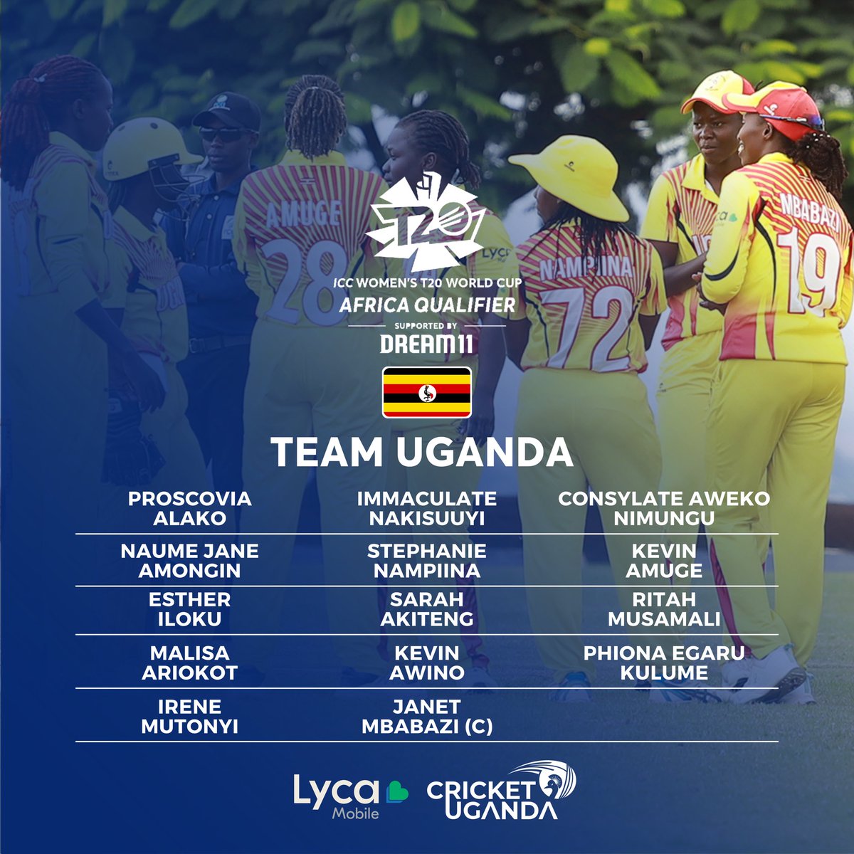 Locked in and ready!

Presenting the Victoria Pearls squad heading to Namibia for the ICC Women’s T20 World Cup Africa Qualifier.

#LycaConnectsCricket