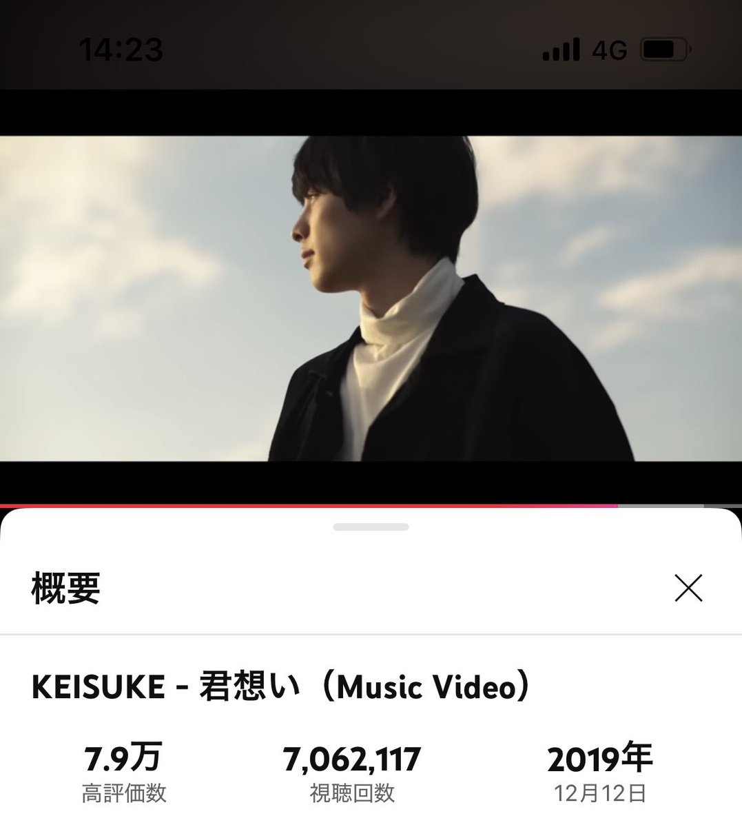 🎉『君想い』700万回再生突破‼️🎉㊗️

2019年12月にリリースした『君想い』が
Youtubeにて700万回再生を突破しました

たくさん聴いてくださって本当にありがとう。
そしてこれからも聴いてくれると嬉しいです。
#君想い 
#keisuke弾き語り 
#本田響矢